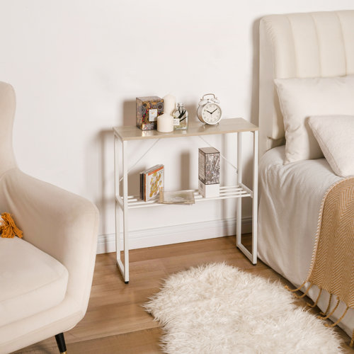 Mercer41 Mekeia Narrow End Table with Shelf Wayfair